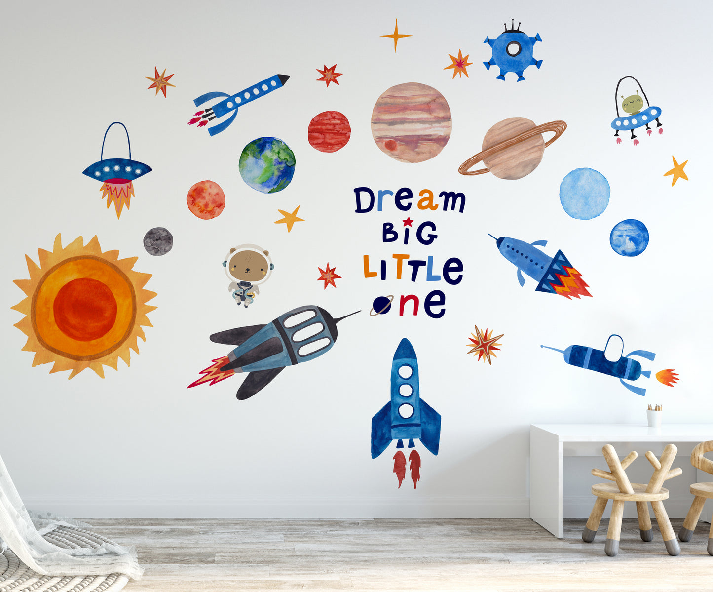 Space and Solar System Sticker Set