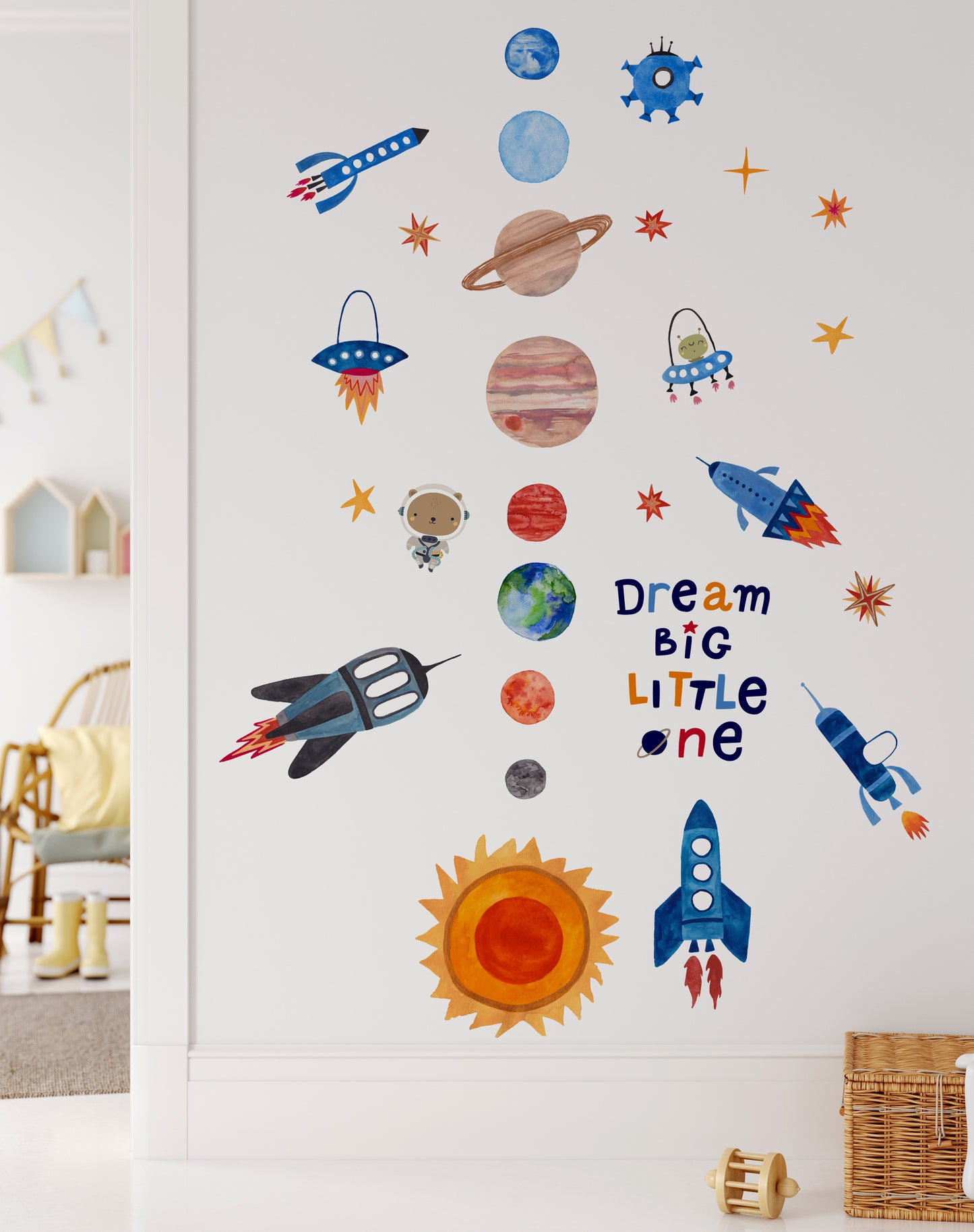 Space and Solar System Sticker Set