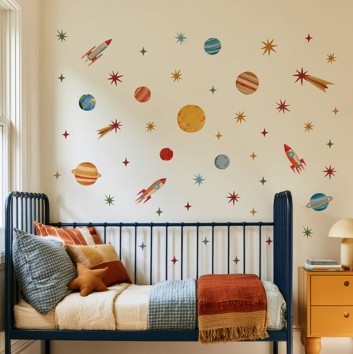 Space Adventure-Minik Gezegenler Sticker Seti