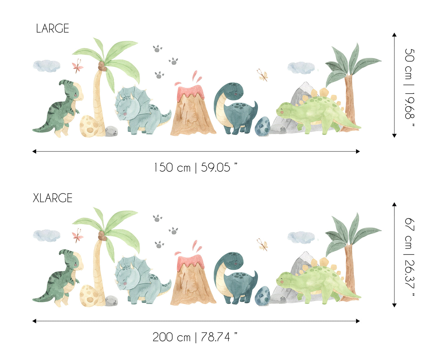 Bebek Dinozorlar Sticker Seti