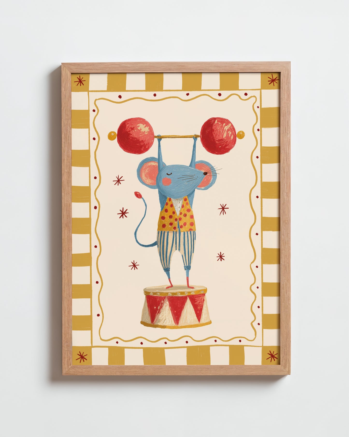 Circus Dreams_ Kişiye Özel Üçlü Sirk Poster Seti