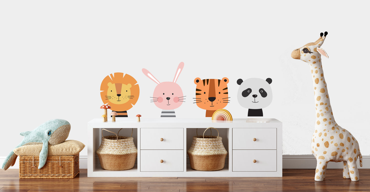 Cute Little Animals Sticker Set