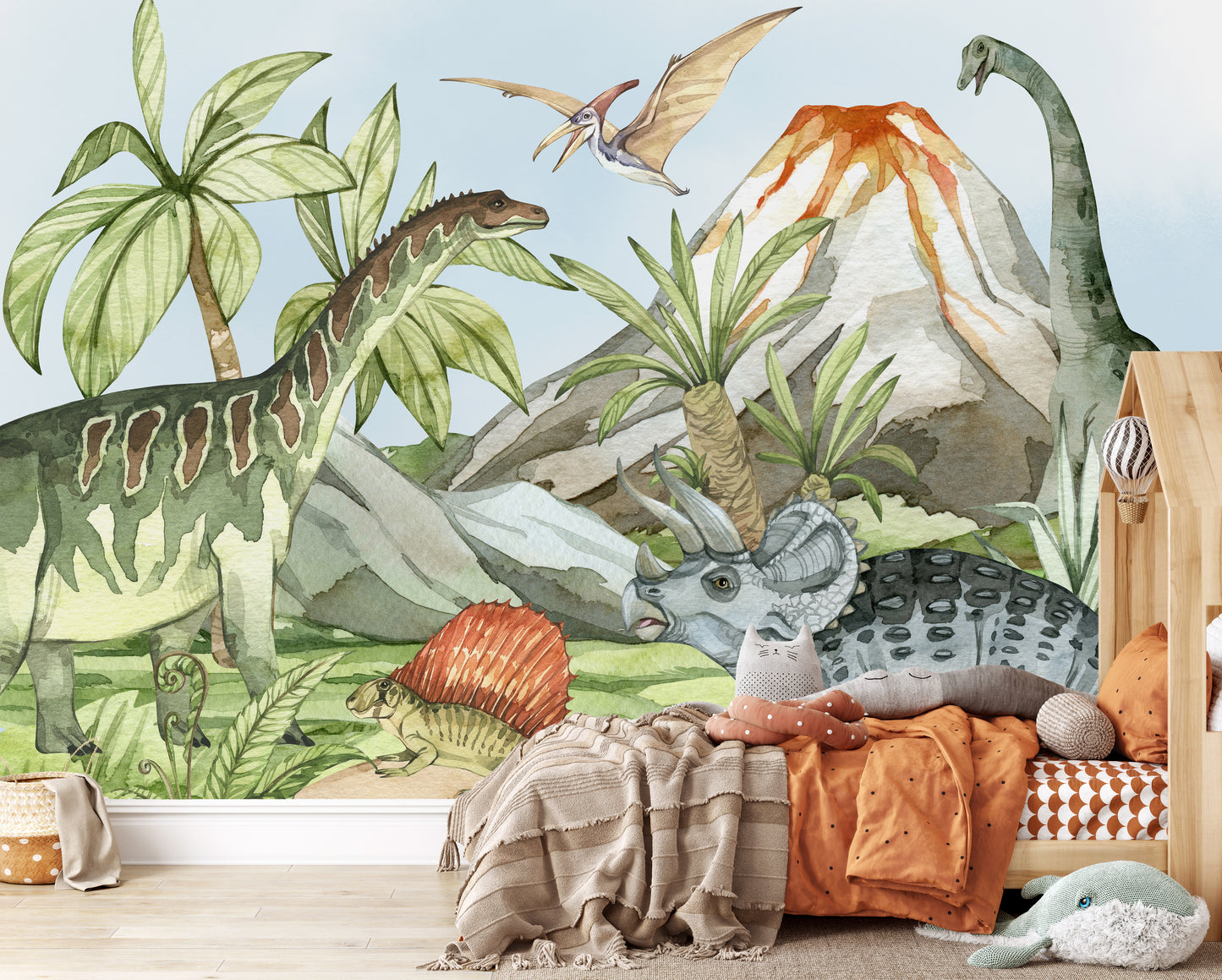 Dinosaurs Kids Room Wallpaper