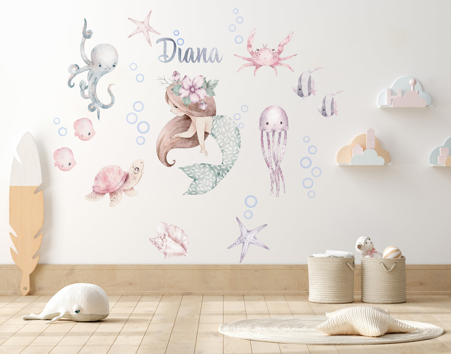 Mermaid Set-3 Sticker Set