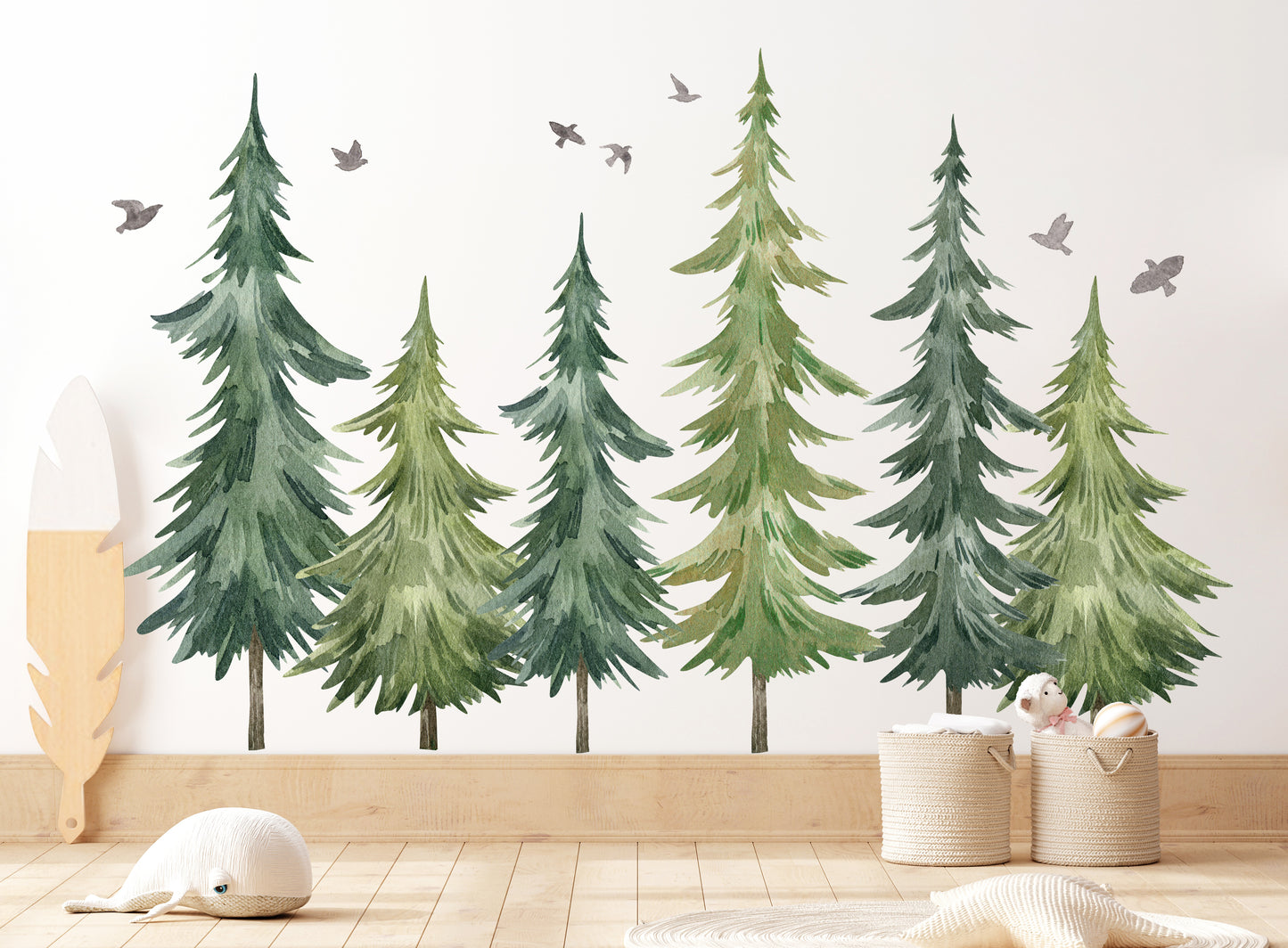 Forest Trees XXL Sticker Set